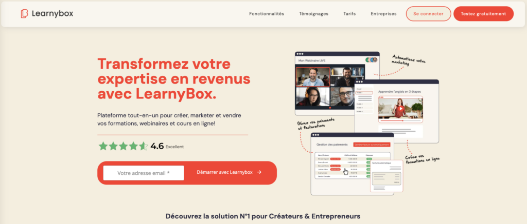 Plateforme e-learning Learnybox