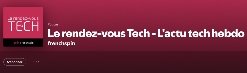 Podcast tech Le RDV Tech