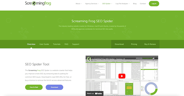Screaming Frog SEO