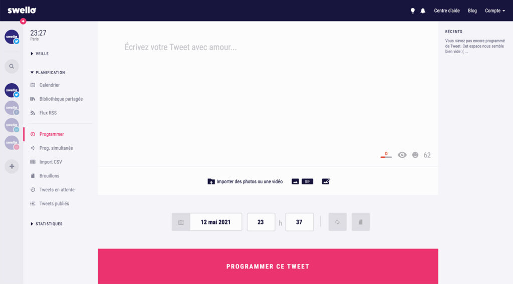 outil swello pour percer sur X
