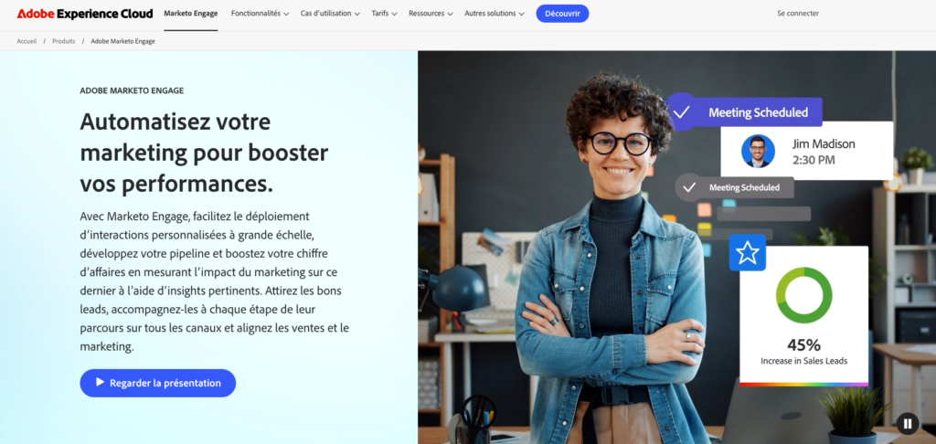 marketo solution de marketing automation d'Adobe