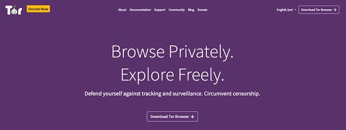 navigateur vie privée tor