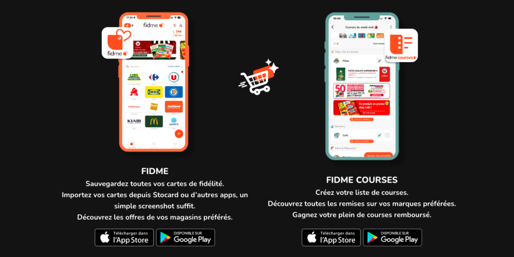 application carte fidélité fidme