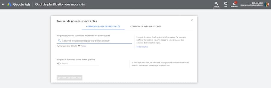google keyword planner alternative semrush