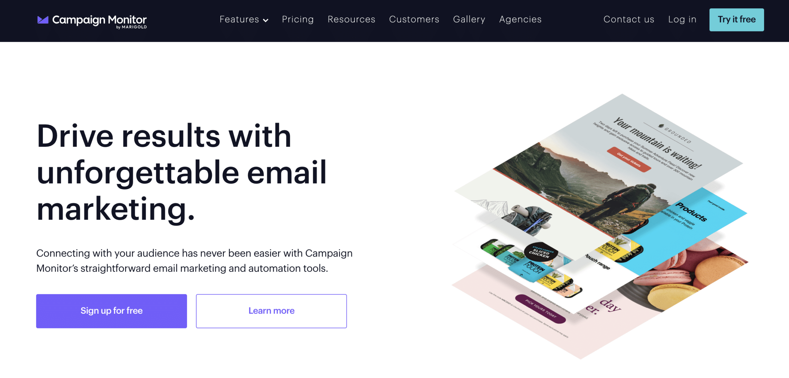 campaign monitor solution emailing
