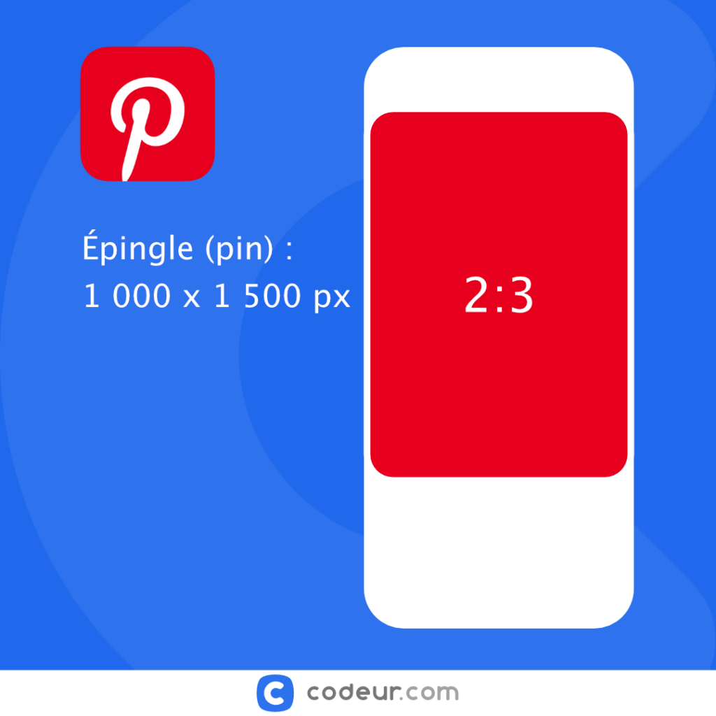 taille image pinterest