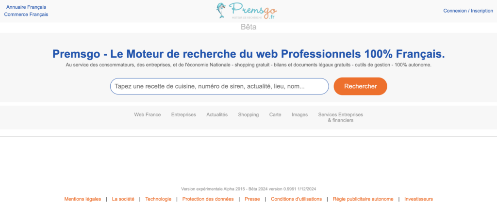 premsgo alternative francaise à google