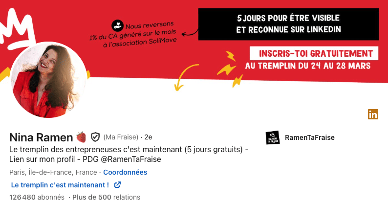 influenceur linkedin nina ramen