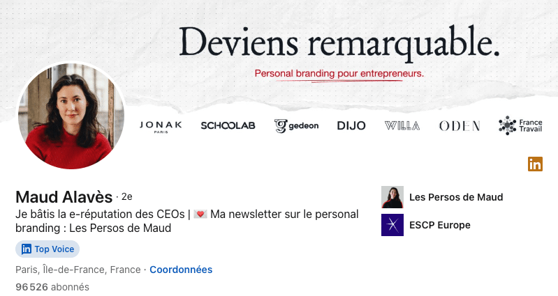 influenceur linkedin maud alaves