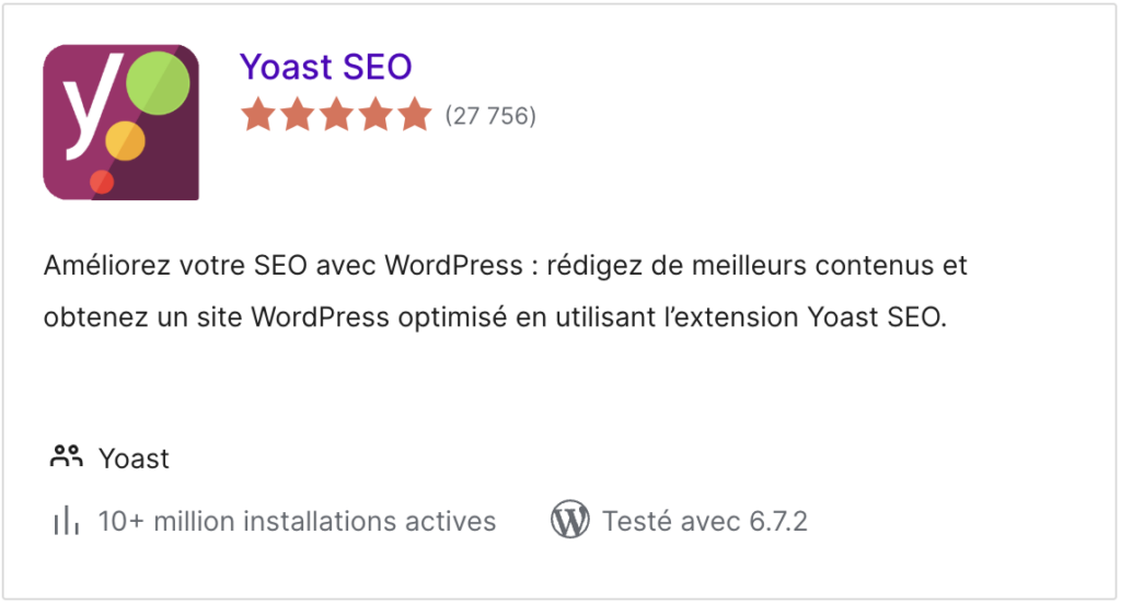 Yoast SEO plugin WordPress