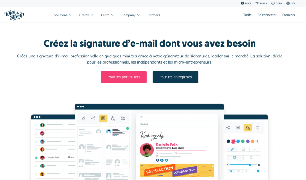 wisestamp signature mail html