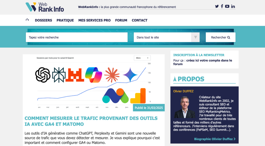 blog référencement naturel web rank info