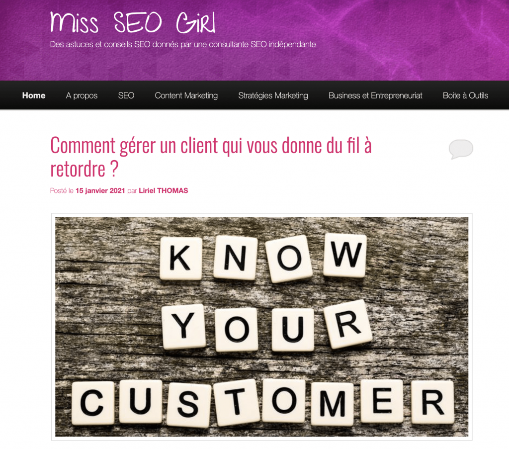 blog miss seo girl