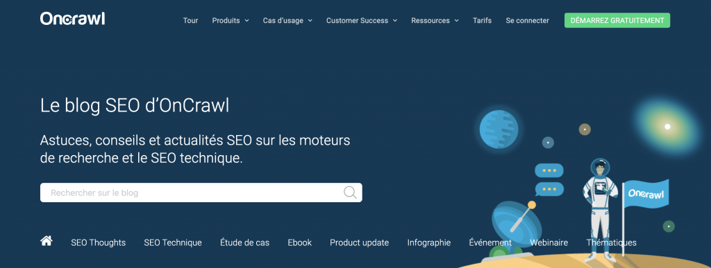 Le blog SEO d'OnCrawl