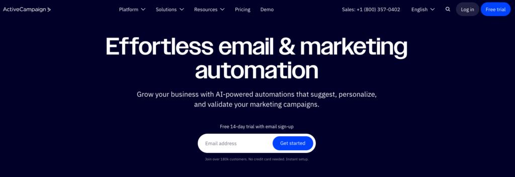 Active Campaign automatisation email marketing