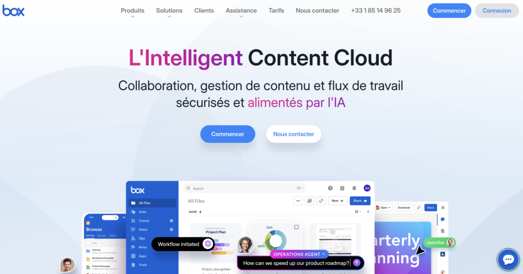 box concurrent google drive stockage données