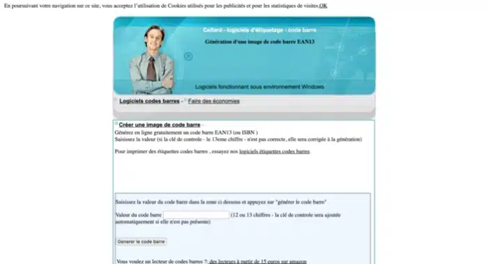 code barre en ligne codebarre.be