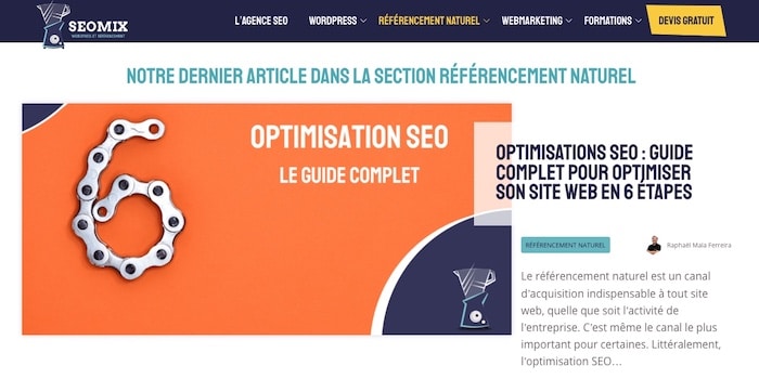 SEOmix blog référencement