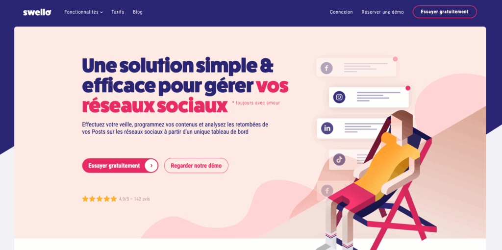 swello planifier post instagram