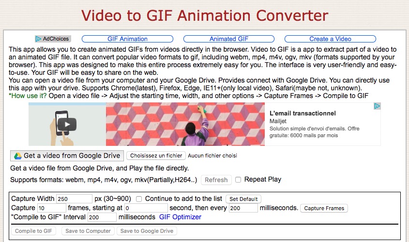 video to gif outil créer gif en ligne