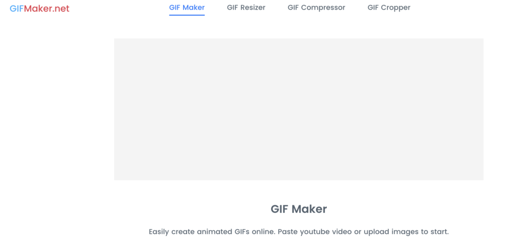 outil créer gif GIFMaker.net