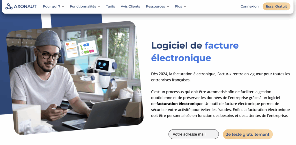 logiciel facturation électronique Axonaut