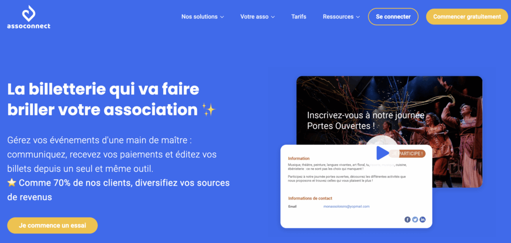 outil inscription en ligne assoconnect