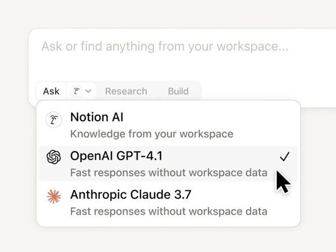 Notion-ai-for-work-modèles