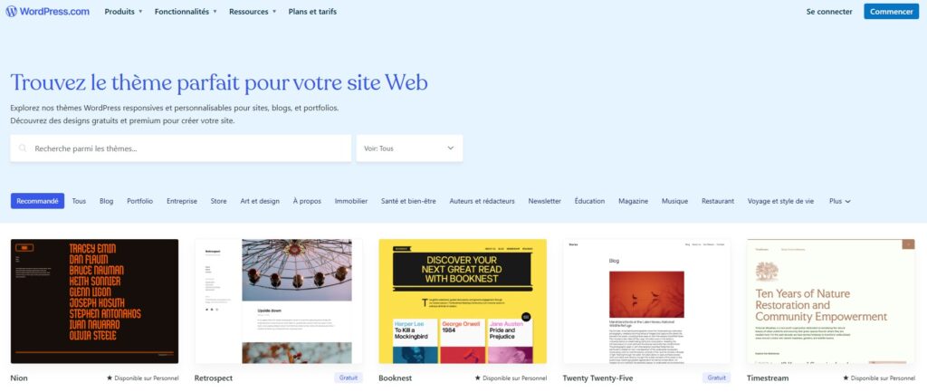 Logiciel de création de site pour auto-entrepreneur