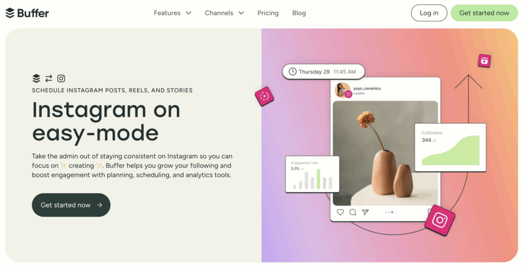 planificateur instagram buffer