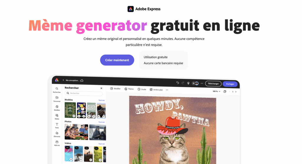 generateur de meme adobe