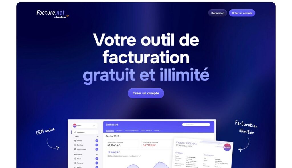 Logiciel de facturation électronique gratuit : Facture.net